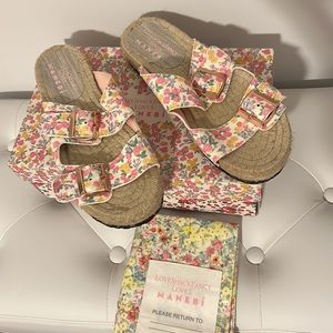 LoveShackFancy X Manebi Sandals